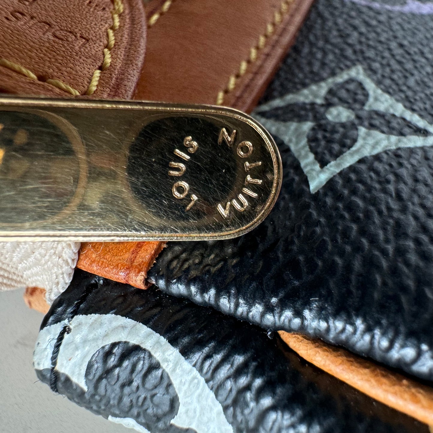 Louis Vuitton x Takashi Murakami Pochette Accessoire Black Multicolor