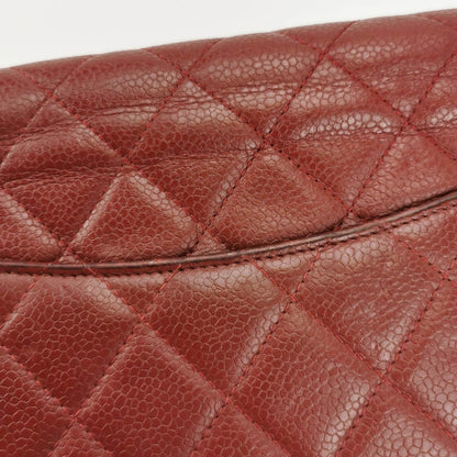 Sold Chanel Wallet on Chain Classic Flap Burgundy Caviar Leather