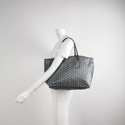 Goyard Anjou PM Medium Tote Grey Reversible leather lining