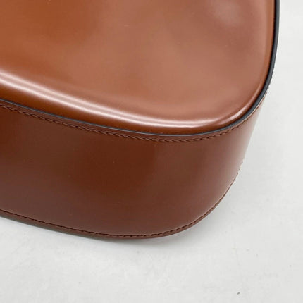 Prada Cleo Caramel Brown Leather Shoulder Bag
