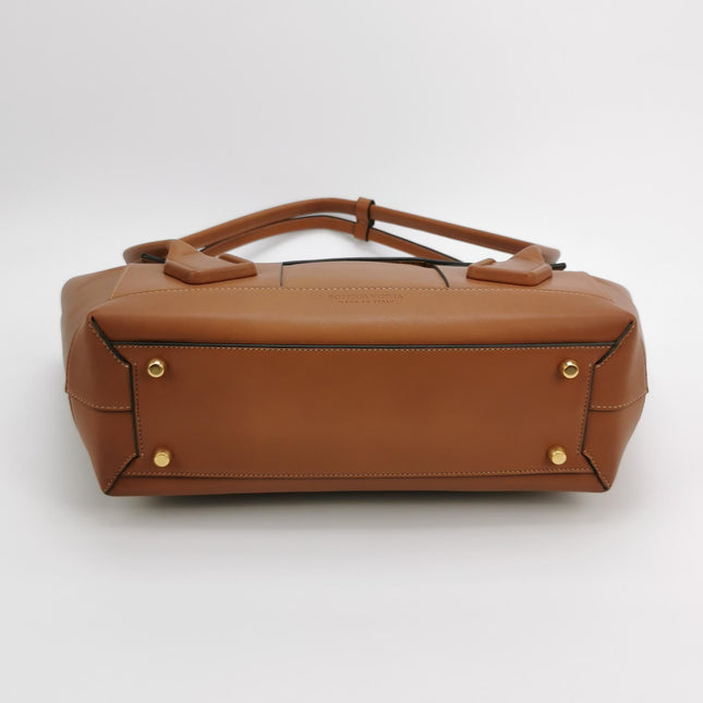Bottega Veneta Arco Tote Bag Medium Tan Brown Leather 33
