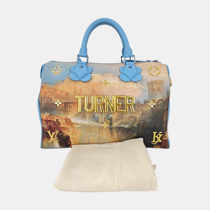 Louis Vuitton x Jeff Koons Speedy 30 Turner Top Handle Bag