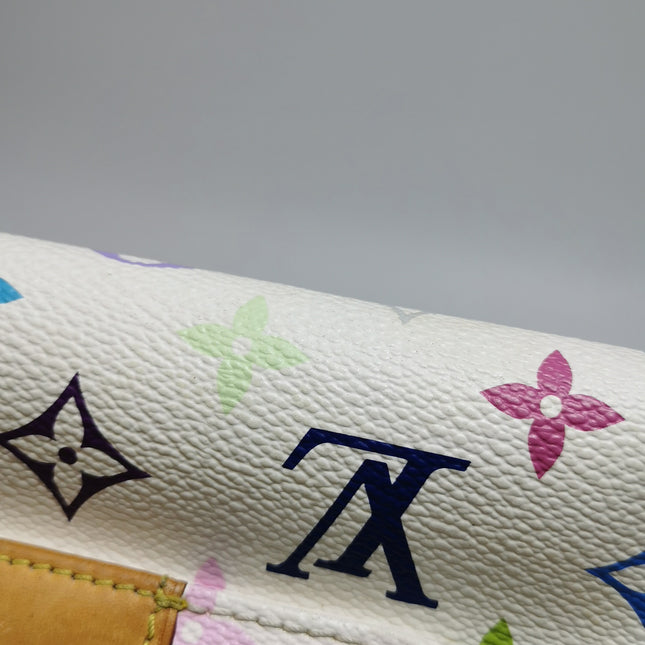 Louis Vuitton x Takashi Murakami Speedy 30 Lock White Multicolor