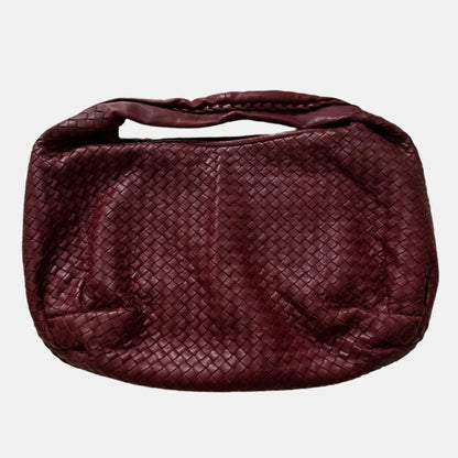 Bottega Veneta Belly Hobo Intrecciato Burgundy Ancora Red Large 50cm