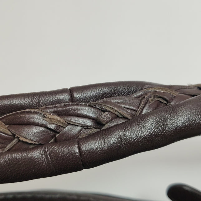 Bottega Veneta Veneta Hobo Medium Dark Chocolate Brown 40cm Intrecciato Lambskin leather