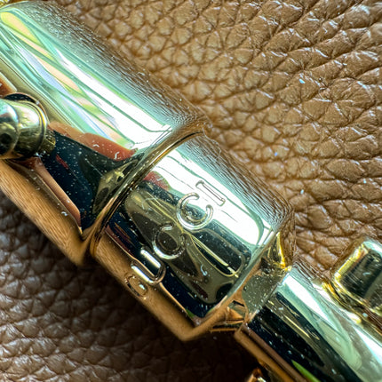 Gucci Jackie 1961 Caramel Tan Large Shoulder Bag with Strap