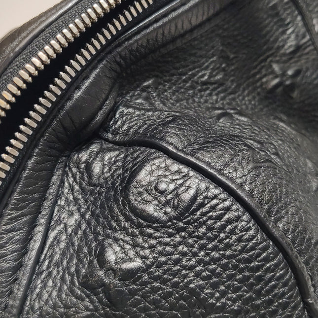 Louis Vuitton Neo Papillon Revelation GM Black Leather Shoulder Bag