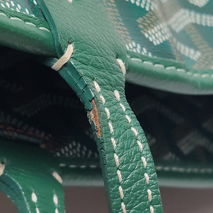 Goyard Artois Tote GM Large Green With Zipper