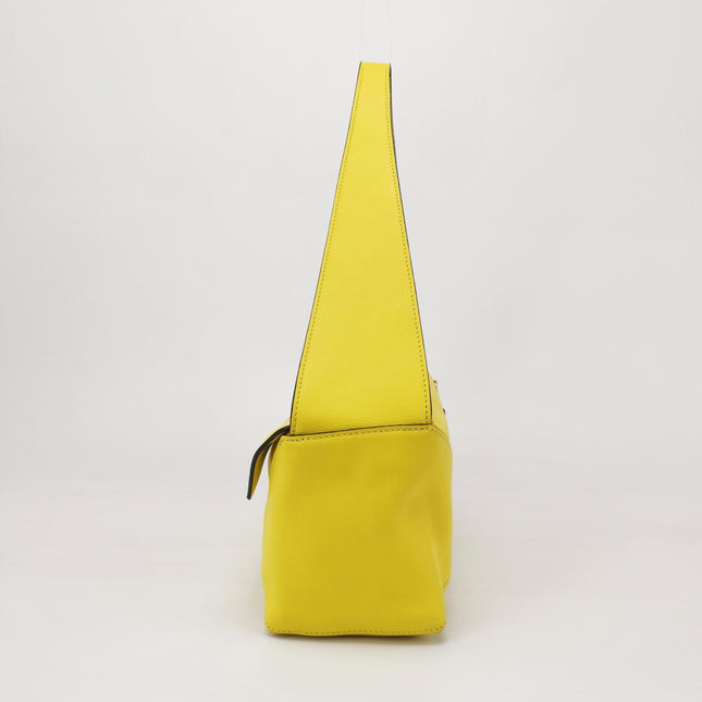 Loewe Puzzle Hobo Yellow Leather Shoulder Bag