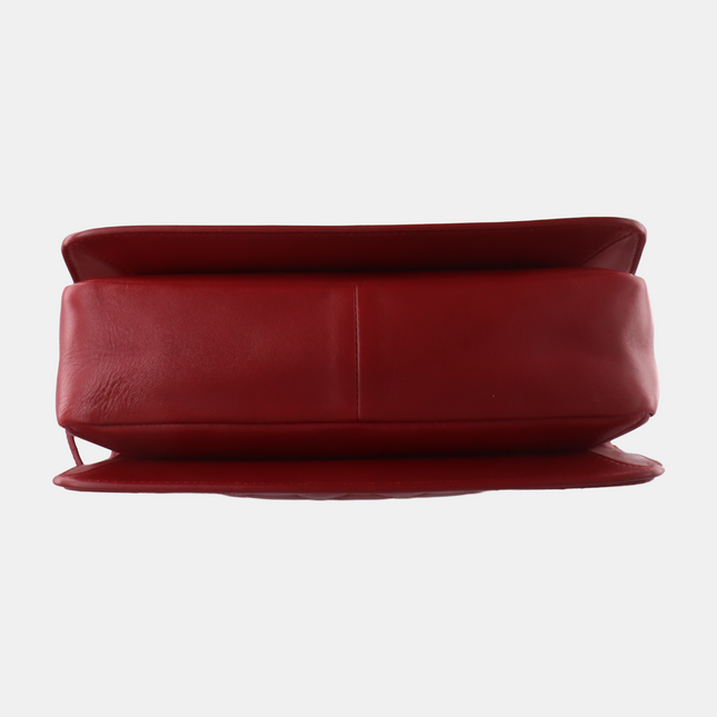 Sold Chanel Classic Flap Jumbo Large Red Calfskin Leather, 2013-2014