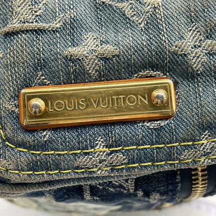 Louis Vuitton Patchwork Speedy 30 Blue Denim Handbag