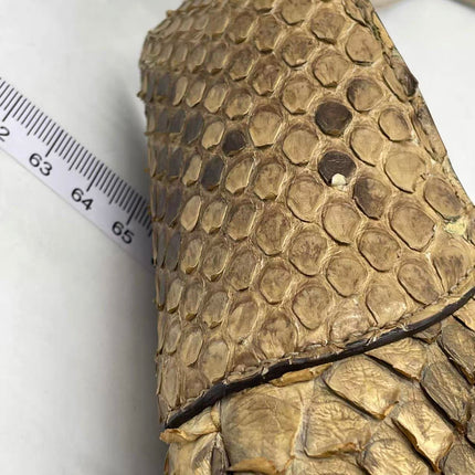 Gucci Jackie Vintage Camel Python Leather Rare