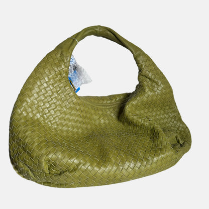 Bottega Veneta Belly Hobo Intrecciato Avocado Green Nappa Leather Large 50cm-Luxbags