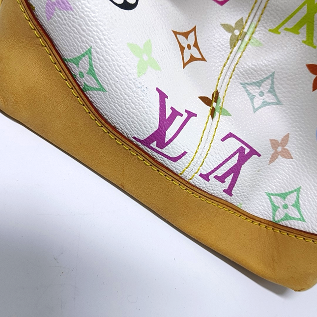 Louis Vuitton x Takashi Murakami Ursula Shoulder Bag White Multicolor