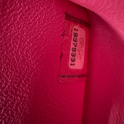 Chanel Classic Flap Medium Double Flap Pink Jersey Silver Hardware 2014