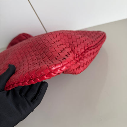 Bottega Veneta Veneta Hobo Maxi Dark Red Leather 51cm