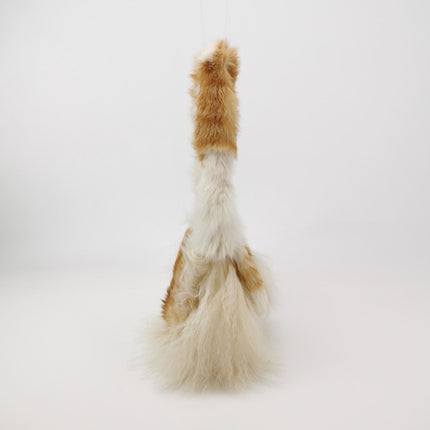 Fendi Multicolor Brown Fur FF Logo Flap Shoulder Bag