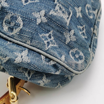 Sold Louis Vuitton Monogram Denim Camera Crossbody Bag Blue