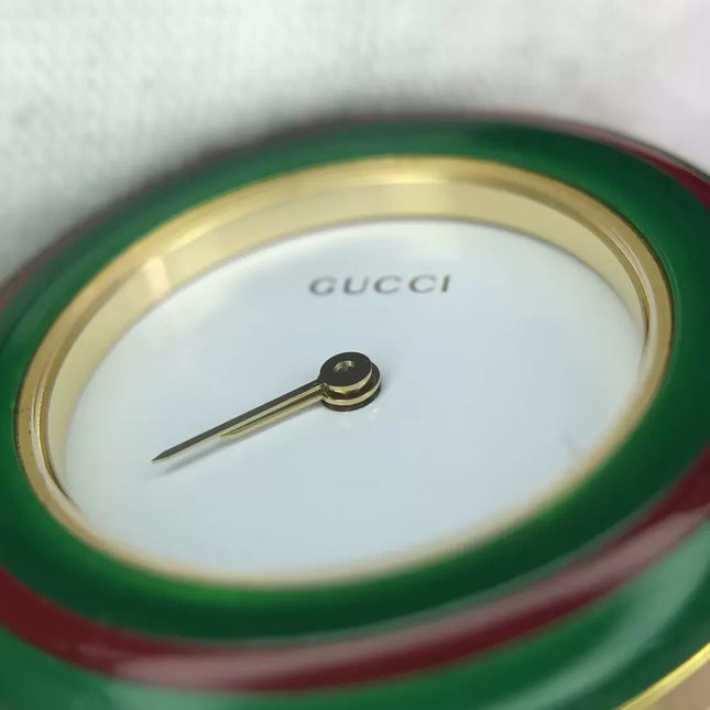 Gucci Play Watch Rainbow Interchangable Ceramic Bazel Bangle Watch 12 Colors