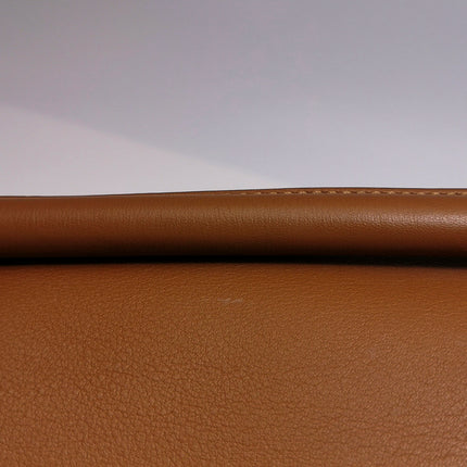 Loewe Puzzle Small Tan Brown Calfskin leather Bag White Logo