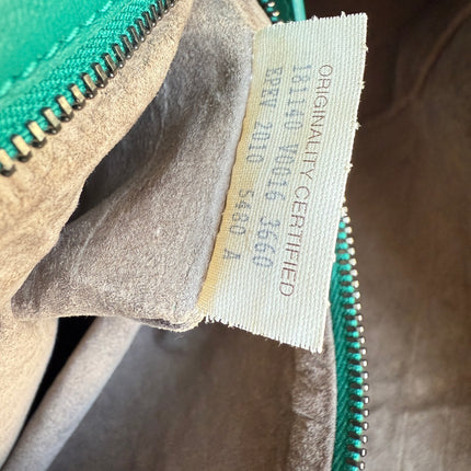 Bottega Veneta Veneta Hobo Maxi Green Intrecciato Leather Bag 51cm