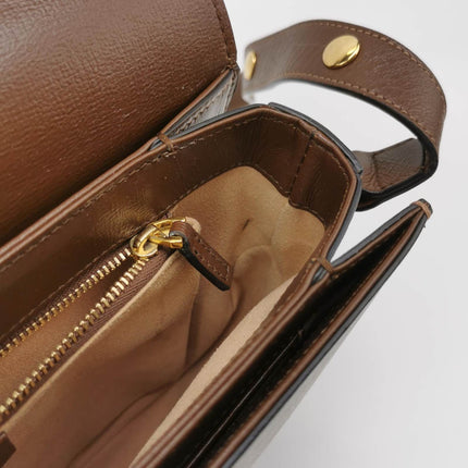 Sold Gucci 1955 Horsebit Shoulder Bag Caramel Brown Small Leather