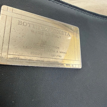 Bottega Veneta Cabat Large Intreccio Leather Tote Bag Black 45cm