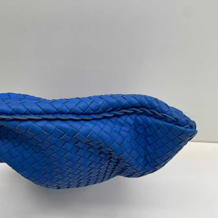 Bottega Veneta Hobo Bag Lambskin leather Royal Blue Medium 45cm