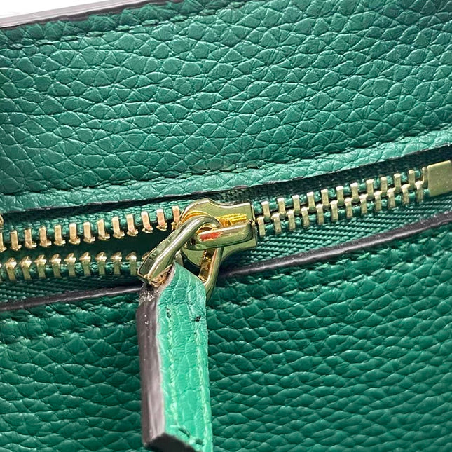 Gucci Jackie 1961 Green Grained Leather Bag Small with Adjustable Strap