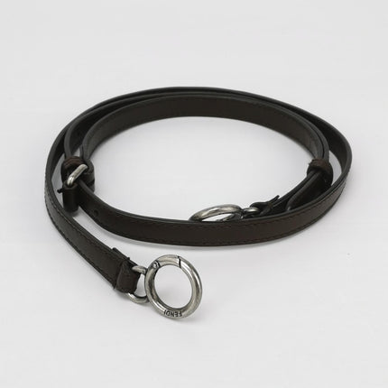 Fendi Peekaboo Large Black Calfskin Leather Glitter Beaded Zucca Interior