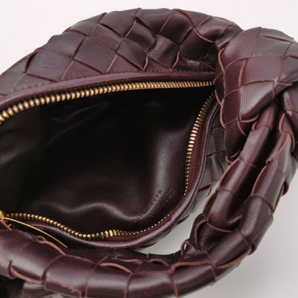Bottega Veneta Jodie Mini Dark Burgundy Wine Leather
