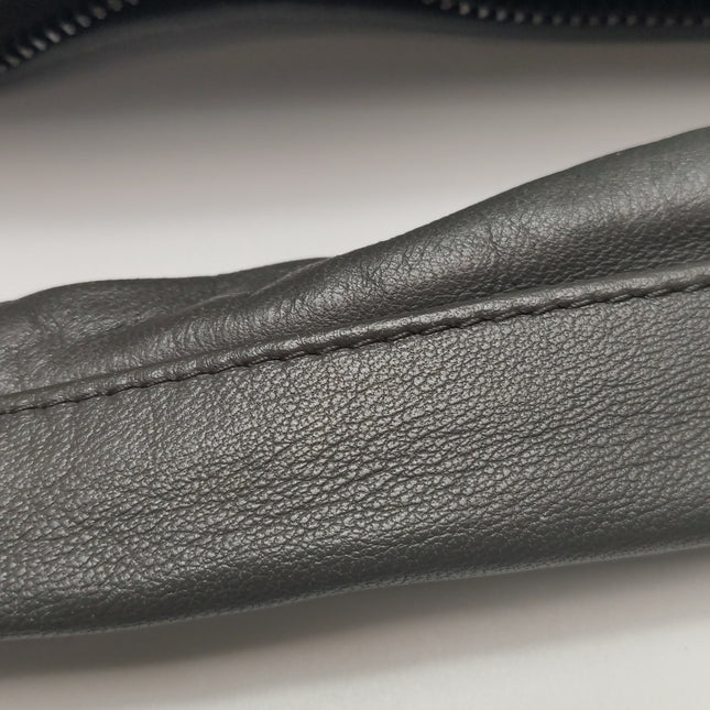 Bottega Veneta Veneta Hobo Dark Grey Leather Bag Maxi 55cm