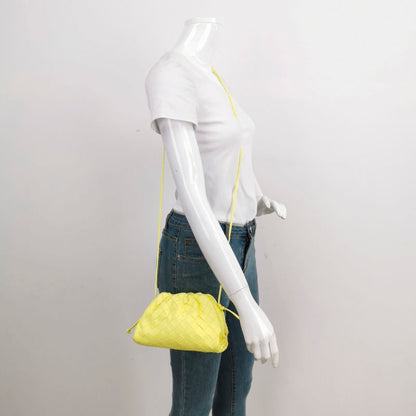 Bottega Veneta Pouch Mini Leather Lemon Yellow