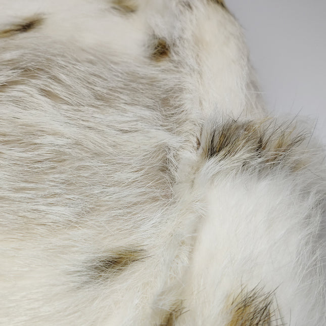 Fendi Mamma Baguette Rabbit Fur Polka Dots Print Shoulder Bag