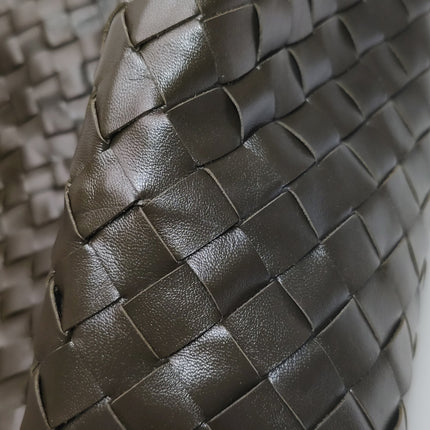 Bottega Veneta Hop Large Leather Dark Olive Green Hobo Bag