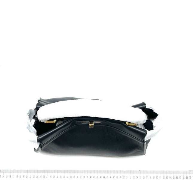 Sold Fendi Peekaboo Medium Black Leather Never worn