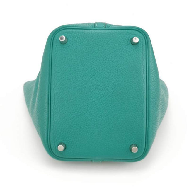 Sold Hermes Picotin 18 Clemence Taurillon Leather Green 2019