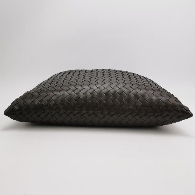 Bottega Veneta Hop Large Leather Fondant Chocolate Brown Hobo Bag