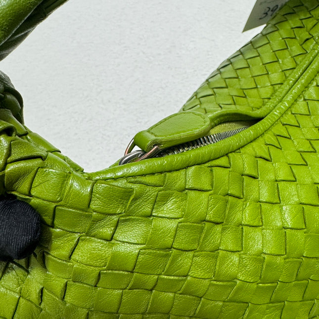 Sold Bottega Veneta Belly Hobo Intrecciato Avocado Green Nappa Leather Medium 40cm