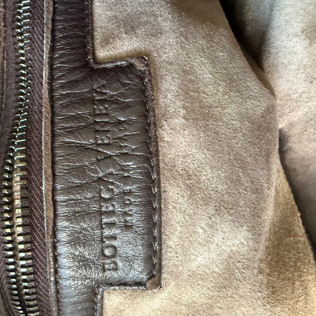 Bottega Veneta Maxi Convertible Tote Dark Chocolate Brown Leather