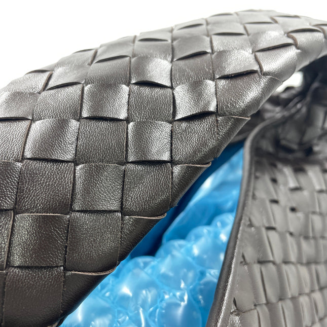 Bottega Veneta Hop Large Leather Fondant Chocolate Brown Hobo Bag