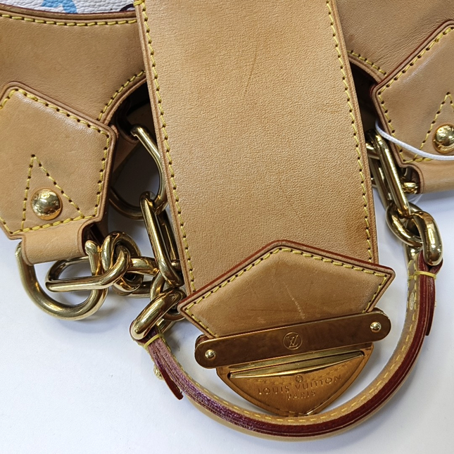 Louis Vuitton x Takashi Murakami Ursula Shoulder Bag White Multicolor