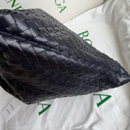 Bottega Veneta Hop Large Leather Navy Hobo Bag 55cm