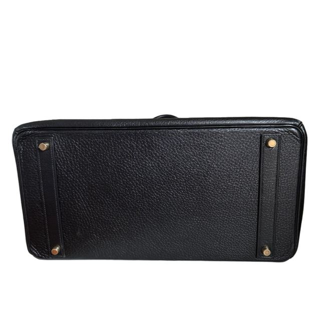 Hermes Birkin 40 Black Togo Leather Gold Hardware 2001