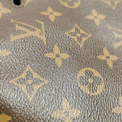 Louis Vuitton Atlantis Small Brown Monogram Canvas Bucket Bag with Strap