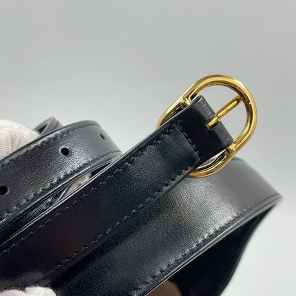 Sold Gucci Jackie 1961 Black Leather Bag with Adjustable Strap