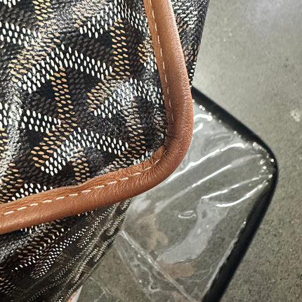 Goyard Anjou PM Medium Tote Brown Reversible Leather Lining