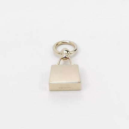 Hermès Top Kelly Pendant Light Rose Gold Necklace Charm Scarf Ring