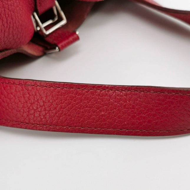 Sold Hermes Picotin 18 Red Calfskin Leather 2012 Box P Stamp