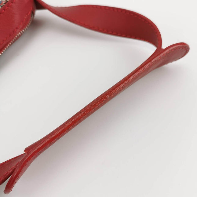 Chanel Tweed with Red Clover Charm Shoulder Bag